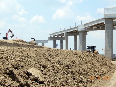 Work on SH 170 near I-35W