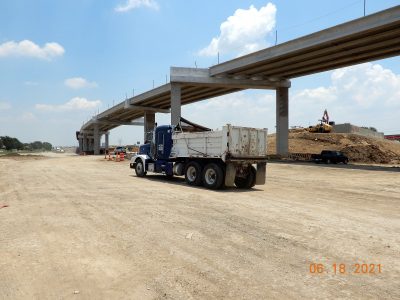 Work on SH 170 near I-35W