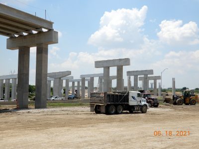 Work at the I-35W/SH 170 interchange