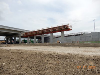 Work on Mark IV Pkwy. at I-820