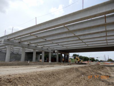 Work on Mark IV Pkwy. at I-820