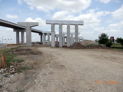 Work at the I-35W/SH 170 interchange