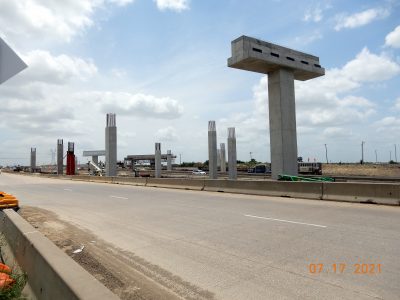 Work at the I-35W/SH 170 interchange