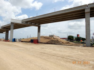 Work on SH 170 near I-35W