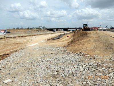 Work on I-35W near Heritage Trace Pkwy.
