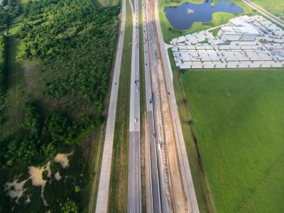 I-35W between Alliance Blvd. and Eagle Pkwy. looking south