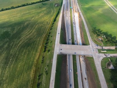 I-35W at Alliance Blvd. looking south