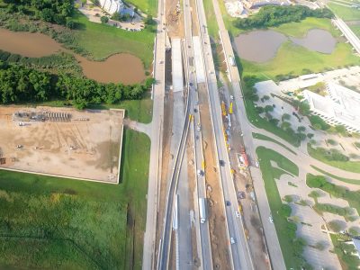 I-35W just north of Westport Pkwy. looking south
