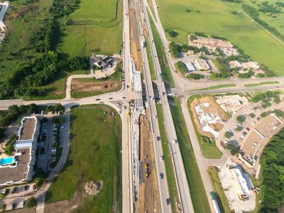 I-35W at Westport Pkwy. looking south