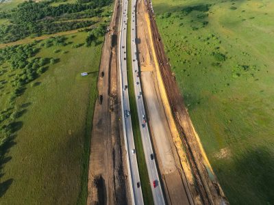 I-35W between SH 170 and Keller Hicks Rd. looking south