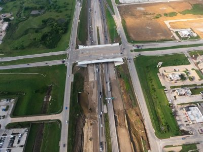I-35W at N Tarrant Pkwy. looking south