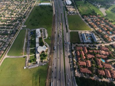 I-35W south of Western Center Blvd. looking north