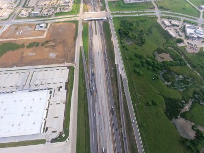 I-35W at N Tarrant Pkwy. looking north