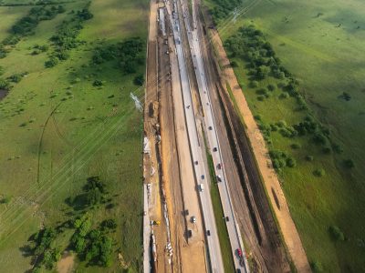 I-35W between Keller Hicks Rd. and SH 170 looking north