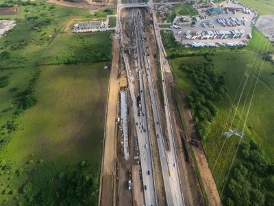 I-35W just south of SH 170 looking north