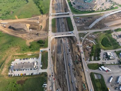 I-35W at SH 170 looking north