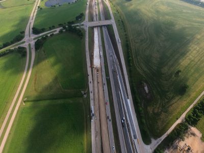 I-35W just south of Alliance Blvd. looking north