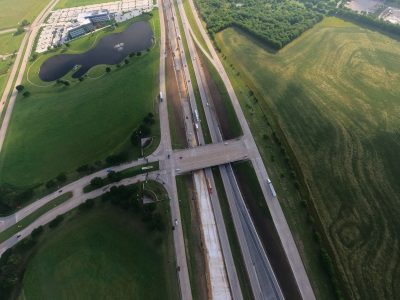 I-35W at Alliance Blvd. looking north