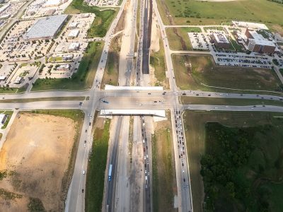 I-35W at N Tarrant Pkwy. looking north