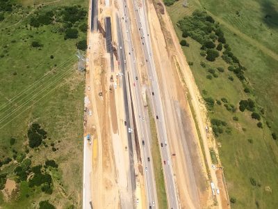 I-35W between Keller Hicks Rd. and SH 170 looking north