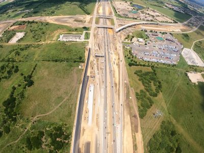 I-35W just south of SH 170 looking north