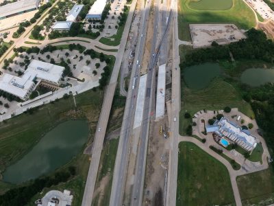 I-35W just north of Westport Pkwy. looking north