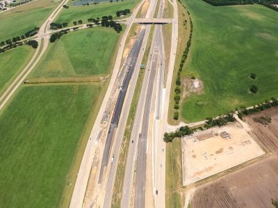 I-35W just south of Alliance Blvd. looking north
