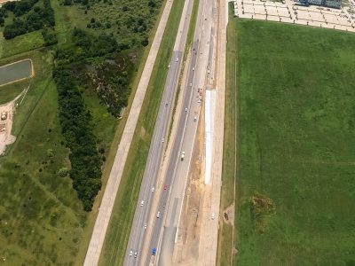 I-35W between Alliance Blvd. and Eagle Pkwy. looking south