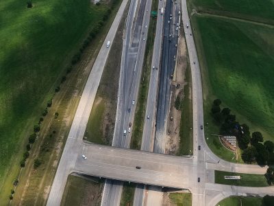 I-35W at Alliance looking south