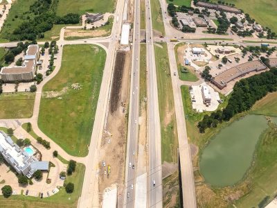 I-35W at Westport Pkwy. looking south