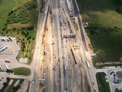 I-35W just south of SH 170 looking south