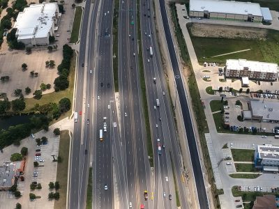 I-35W south of Western Center Blvd. looking south
