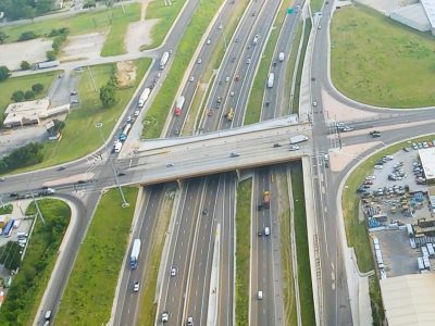 I-35W at 28th St. looking north
