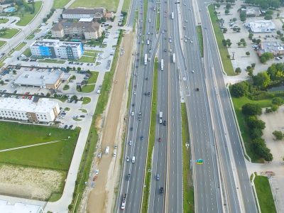 I-35W south of Western Center Blvd. looking north
