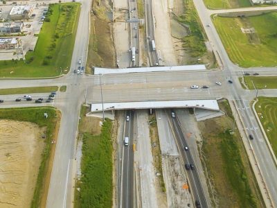 I-35W at N Tarrant Pkwy. looking north