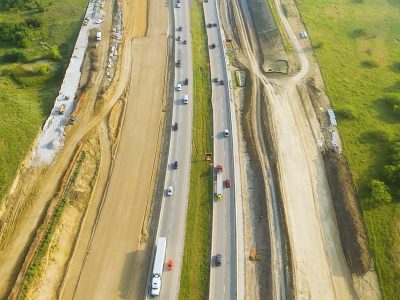 I-35W between Keller Hicks Rd. and SH 170 looking north