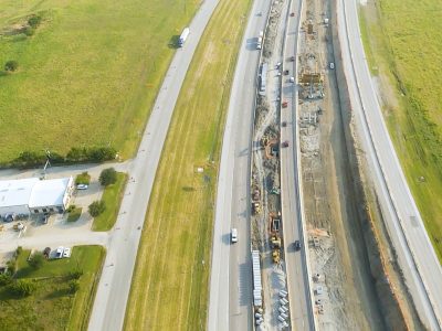 I-35W between SH 170 and Westport Pkwy. looking north
