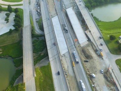 I-35W just north of Westport Pkwy. looking north