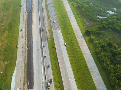 I-35W between Alliance Blvd. and Eagle Pkwy. looking north