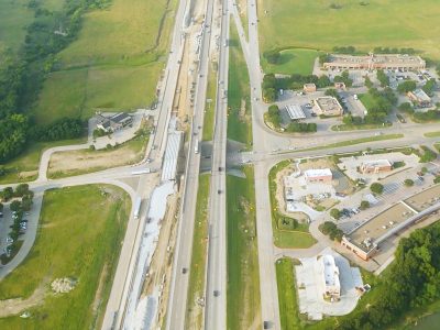 I-35W at Westport Pkwy. looking south