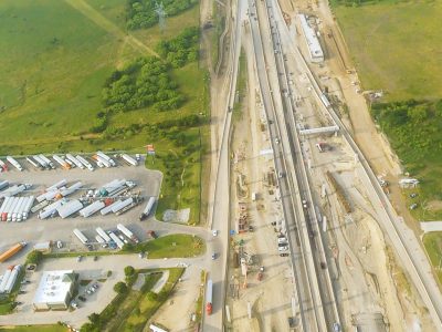 I-35W just south of SH 170 looking south
