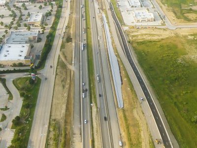 I-35W south of Heritage Trace Pkwy. looking south