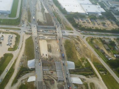 I-820 at Mark IV Pkwy. looking east