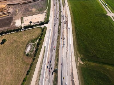 I-35W between Westport Pkwy. and Alliance Blvd. looking south