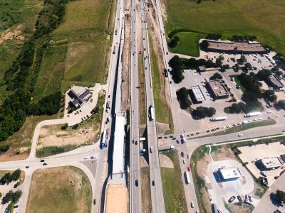 I-35W at Westport Pkwy. looking south