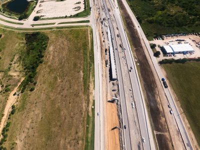 I-35W between Westport Pkwy. and SH 170 looking south