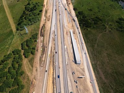 I-35W just south of SH 170 looking south