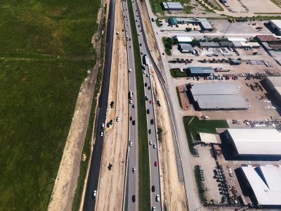 I-35W between Heritage Trace Pkwy. and Golden Triangle Blvd. looking south