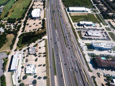 I-35W south of Western Center Blvd. looking south