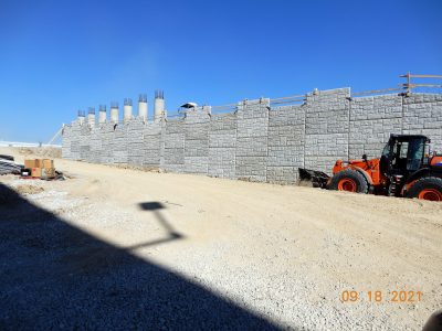 Work at the I-35W/I-820 interchange